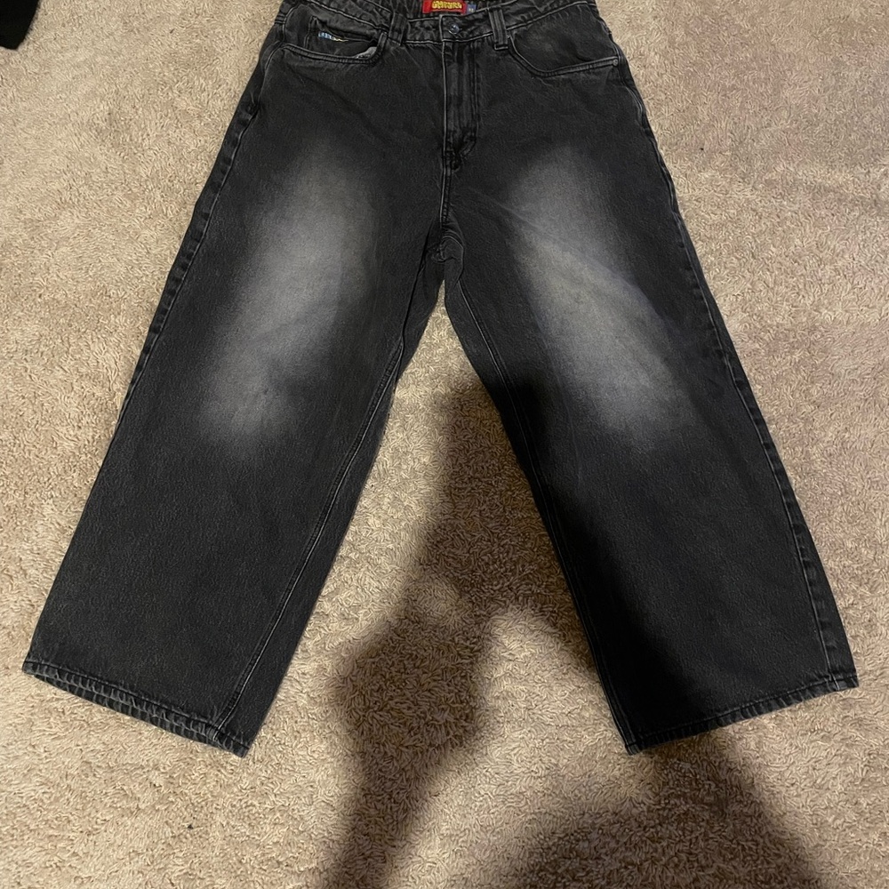 Black Empyre Ultra Wide Jeans